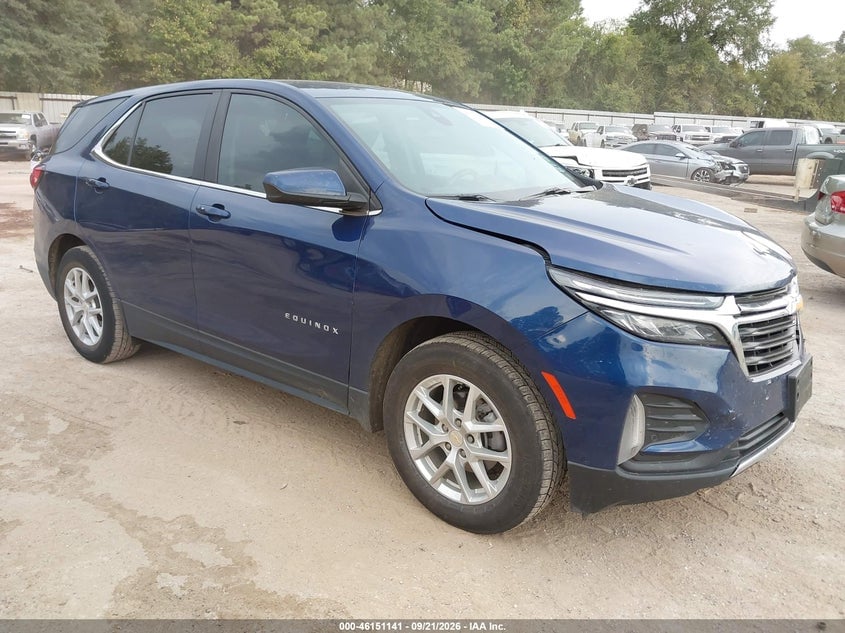 2022 CHEVROLET EQUINOX FWD LT | 3GNAXKEV4NL127268 | UPCARS