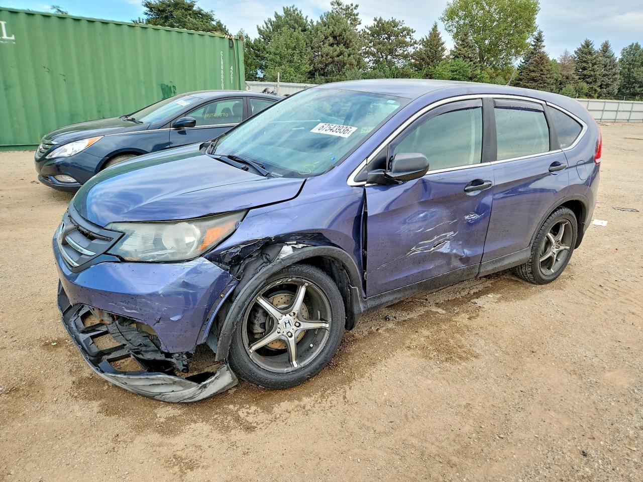 2012 HONDA CRV LX | 5J6RM4H3XCL075576 | UPCARS