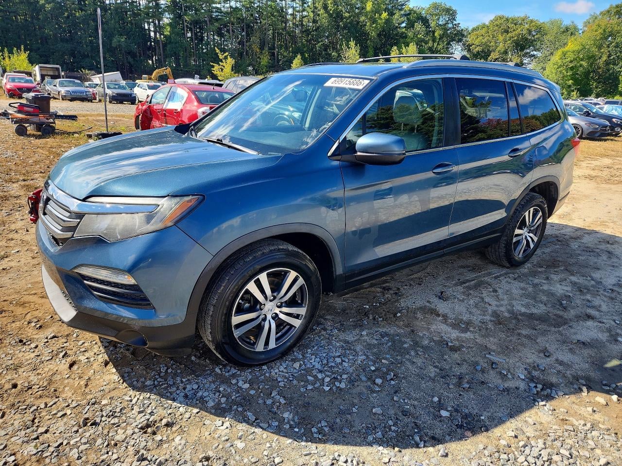 2017 HONDA PILOT EXL | 5FNYF6H57HB086702 | UPCARS
