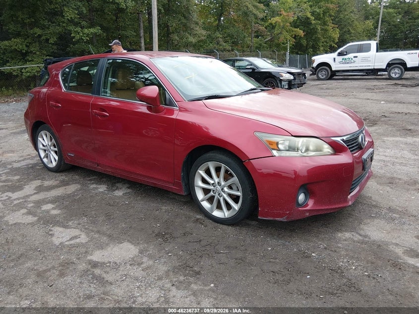 2012 LEXUS CT 200H PREMIUM | JTHKD5BH4C2073702 | UPCARS