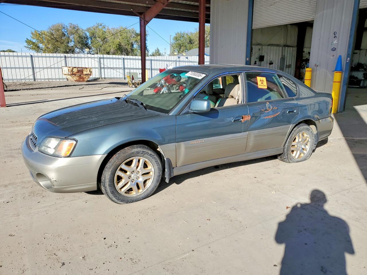 2002 SUBARU LEGACY OUTBACK LIMITED | 4S3BE686427203649 | UPCARS