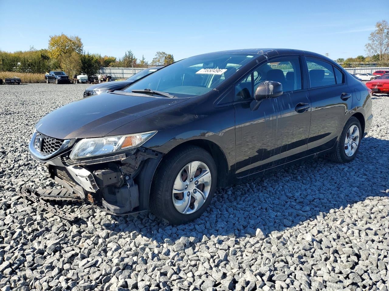 2013 HONDA CIVIC LX | 19XFB2F54DE015455 | UPCARS