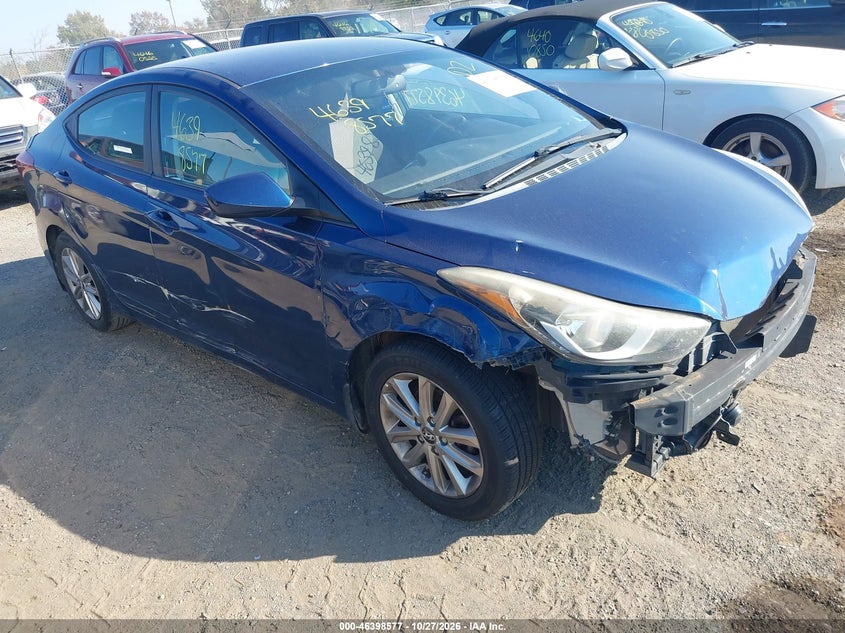 2015 HYUNDAI ELANTRA SE | 5NPDH4AE2FH612613 | UPCARS