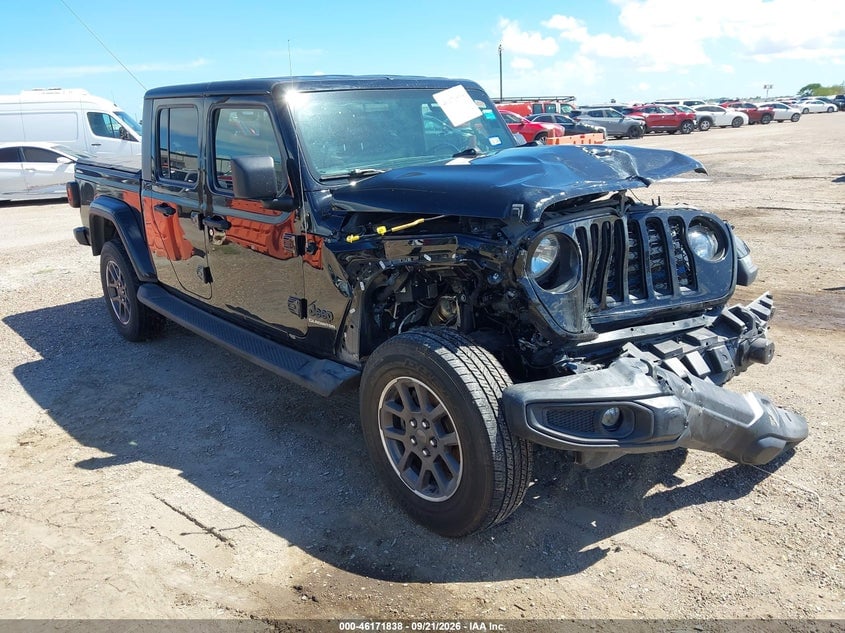 2021 JEEP GLADIATOR OVERLAND | 1C6HJTFGXML587454 | UPCARS