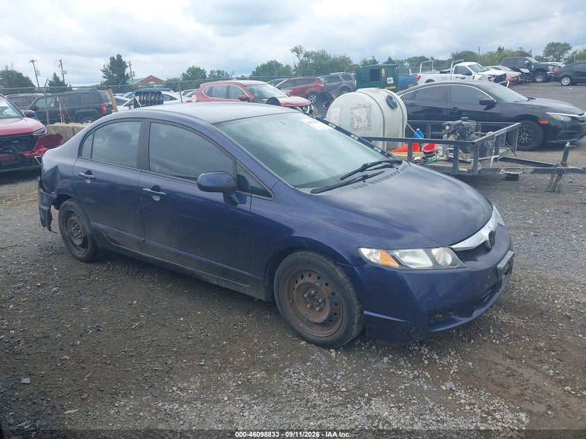 2009 HONDA CIVIC LX | 19XFA16579E002042 | UPCARS