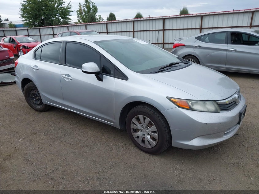 2012 HONDA CIVIC LX | 2HGFB2F57CH520944 | UPCARS