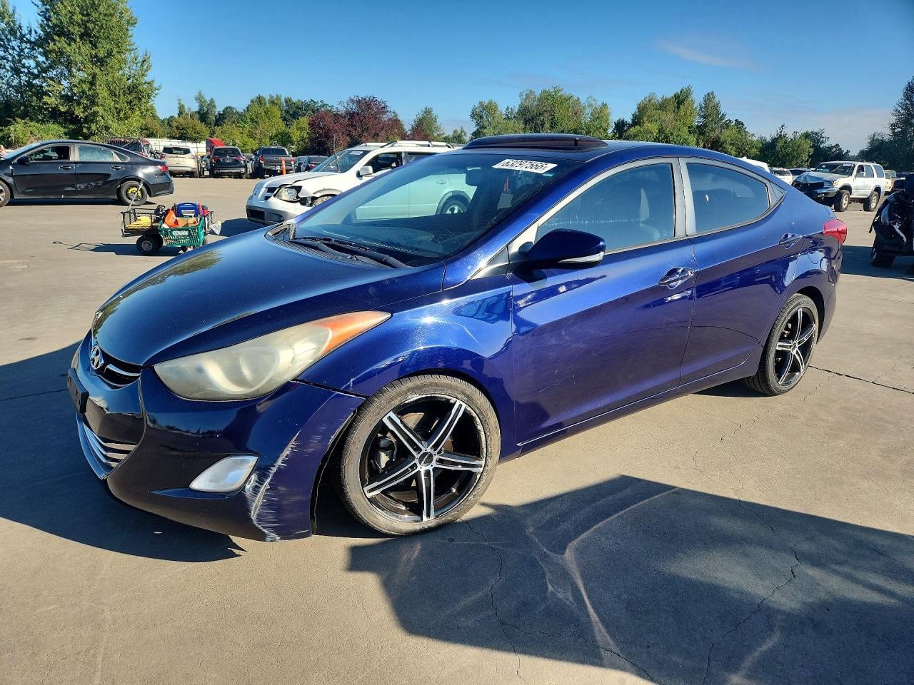 2013 HYUNDAI ELANTRA LIMITED | 5NPDH4AE9DH207992 | UPCARS