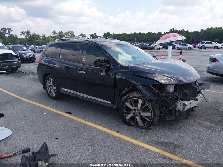 2016 NISSAN PATHFINDER PLATINUM | 5N1AR2MN3GC665796 | UPCARS