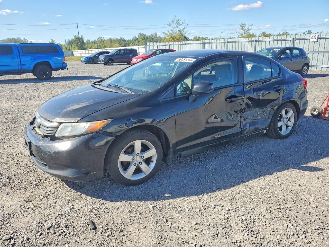 2012 HONDA CIVIC LX | 2HGFB2F42CH107546 | UPCARS