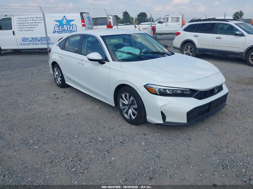 2026 HONDA CIVIC LX | 2HGFE2F29TH599708 | UPCARS