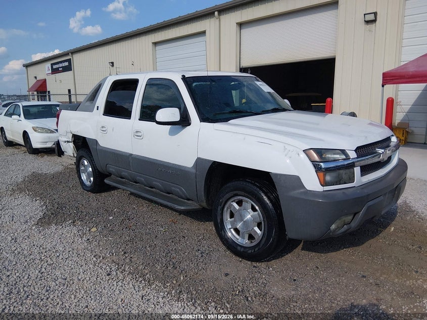 2002 CHEVROLET AVALANCHE 1500 | 3GNEK13T32G229449 | UPCARS