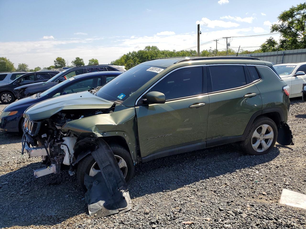 2019 JEEP COMPASS LATITUDE | 3C4NJDBB2KT815282 | UPCARS