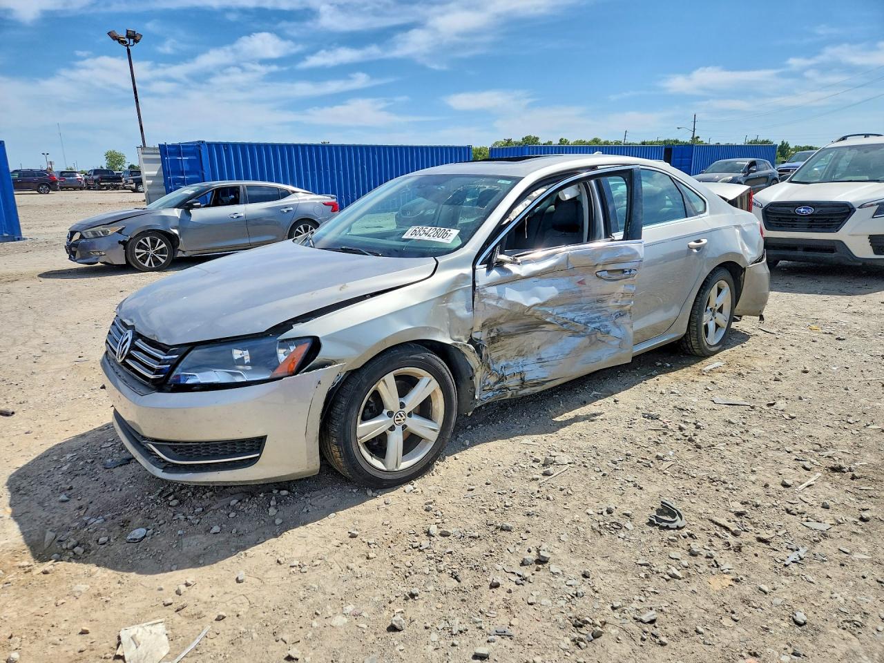 2012 VOLKSWAGEN PASSAT SE | 1VWBH7A36CC101949 | UPCARS