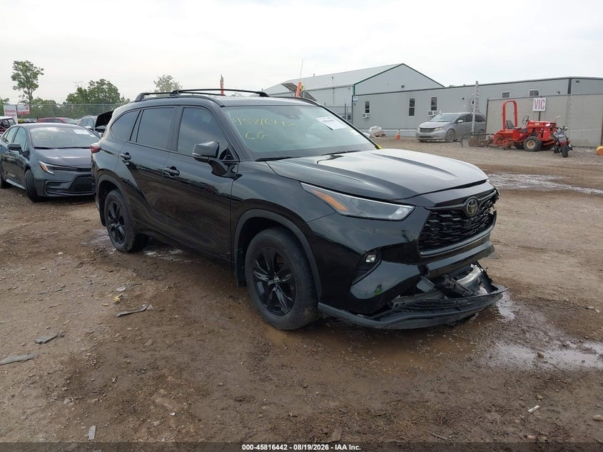 2025 TOYOTA HIGHLANDER HYBRID XLE NIGHTSHADE | 5TDKBRCH2SS677690 | UPCARS