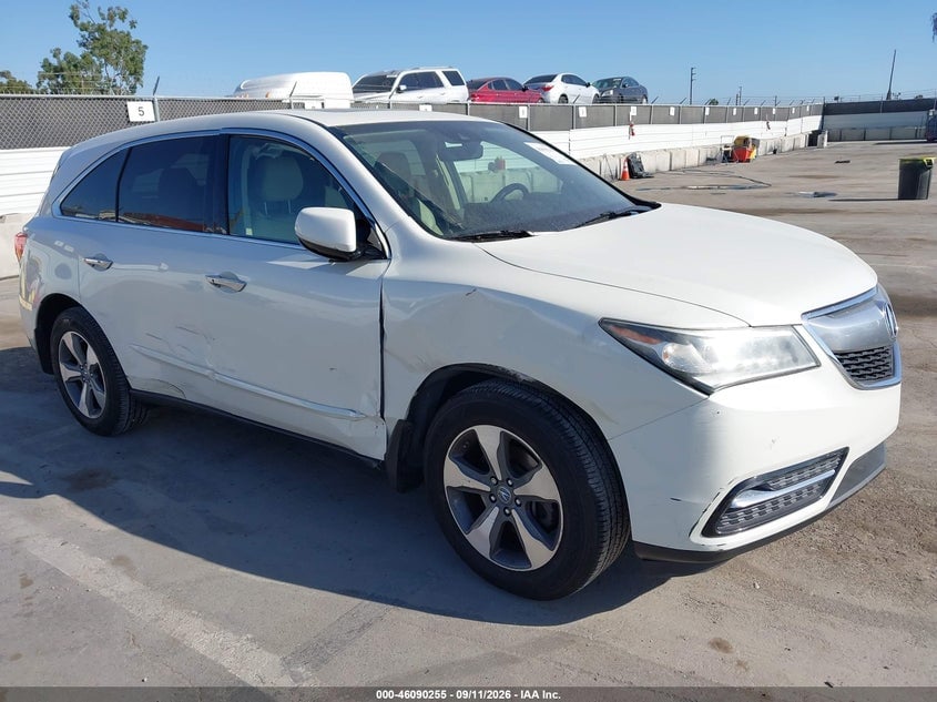 2016 ACURA MDX ACURAWATCH PLUS PACKAGE | 5FRYD3H28GB005889 | UPCARS