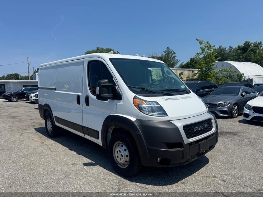 2022 RAM PROMASTER 3500 LOW ROOF 136 WB | 3C6MRVWG7NE120943 | UPCARS