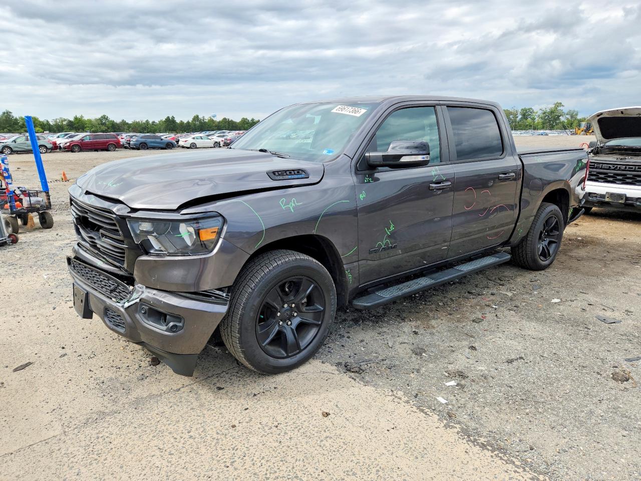 2021 RAM 1500 BIG HORN/LONE STAR | 1C6SRFFTXMN676152 | UPCARS