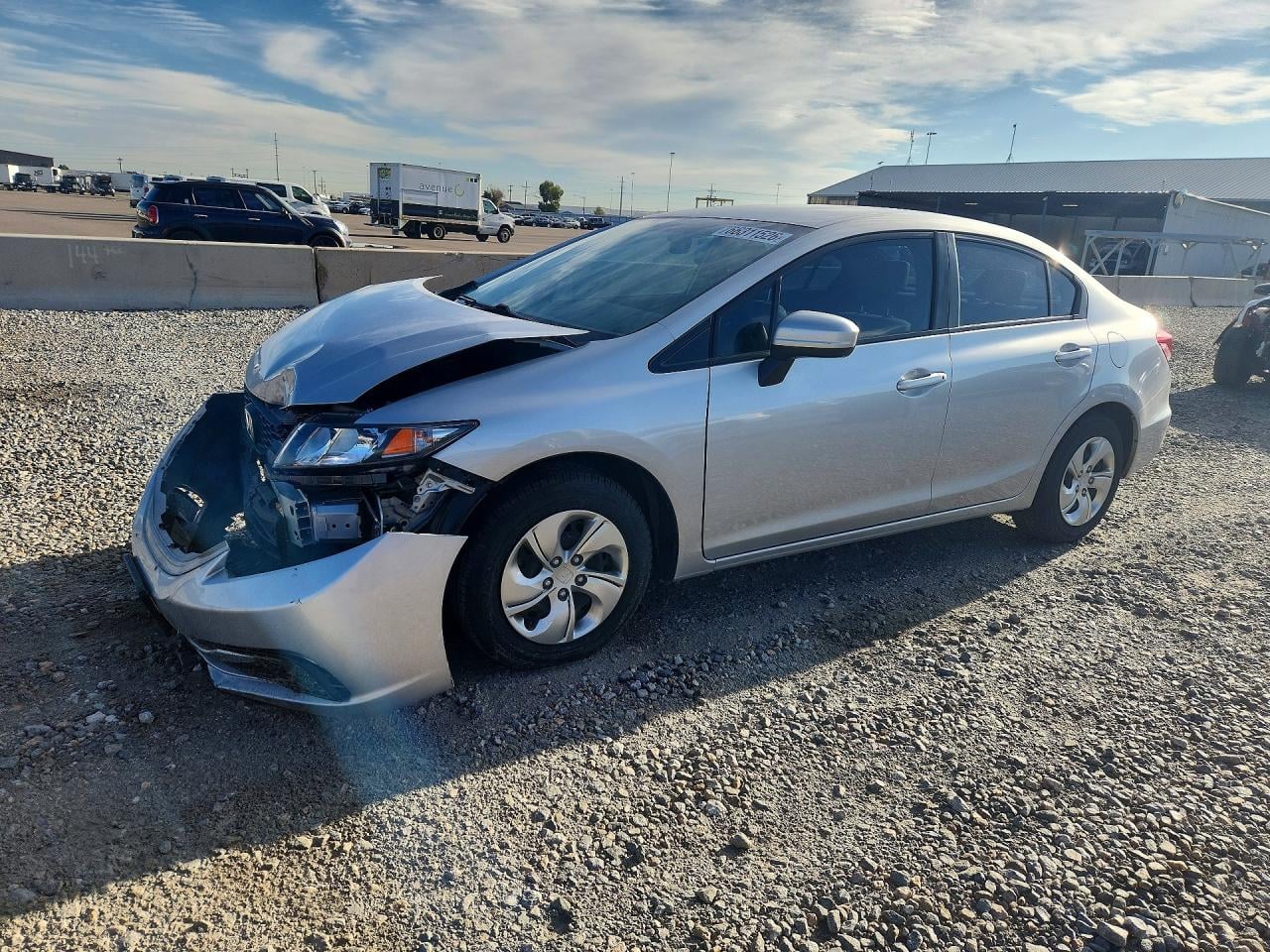 2014 HONDA CIVIC LX | 2HGFB2F53EH500032 | UPCARS