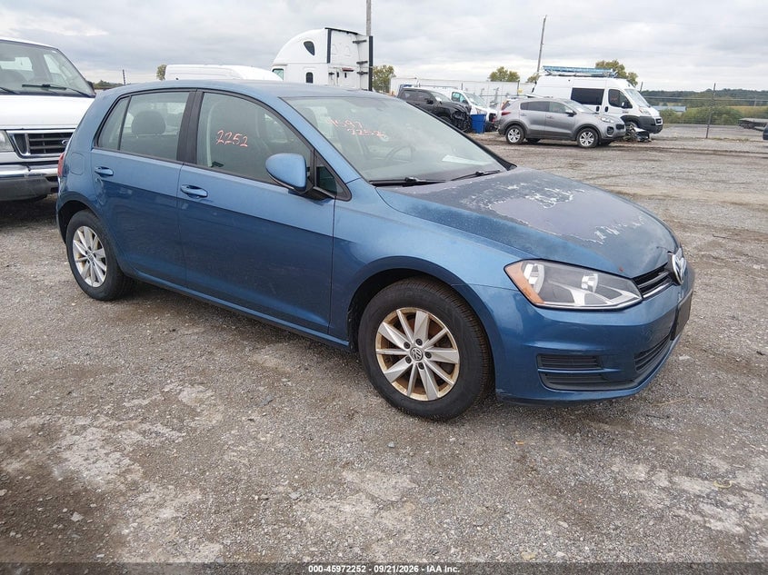 2015 VOLKSWAGEN GOLF TSI S 4-DOOR | 3VW217AUXFM019609 | UPCARS