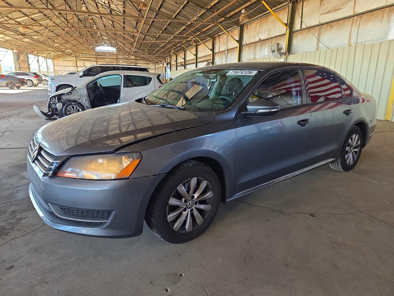 2012 VOLKSWAGEN PASSAT S | 1VWAH7A33CC056397 | UPCARS