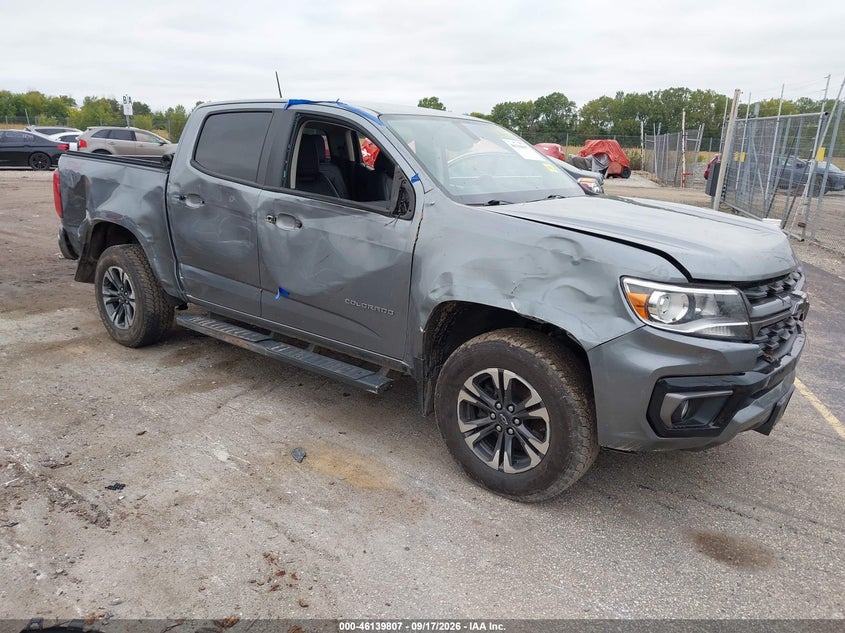 2021 CHEVROLET COLORADO 4WD  SHORT BOX Z71 | 1GCGTDEN2M1265066 | UPCARS