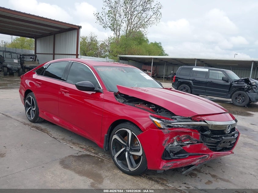 2022 HONDA ACCORD SPORT 2.0T | 1HGCV2F37NA011740 | UPCARS