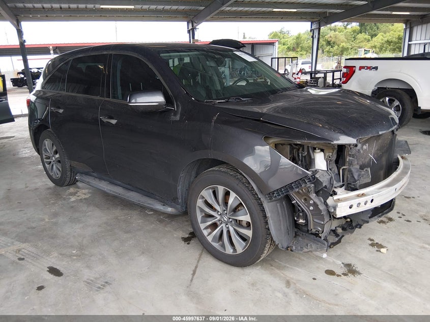 2016 ACURA MDX TECHNOLOGY   ACURAWATCH PLUS PACKAGES/TECHNOLOGY PACKAGE | 5FRYD3H43GB009544 | UPCARS