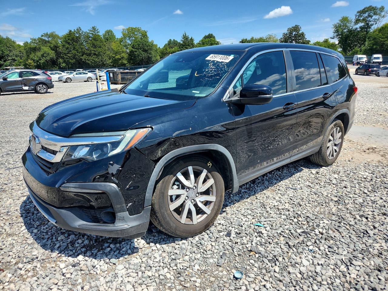 2021 HONDA PILOT EXL | 5FNYF5H51MB015225 | UPCARS