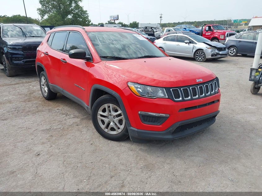 2018 JEEP COMPAS SPORT FWD | 3C4NJCAB6JT123620 | UPCARS