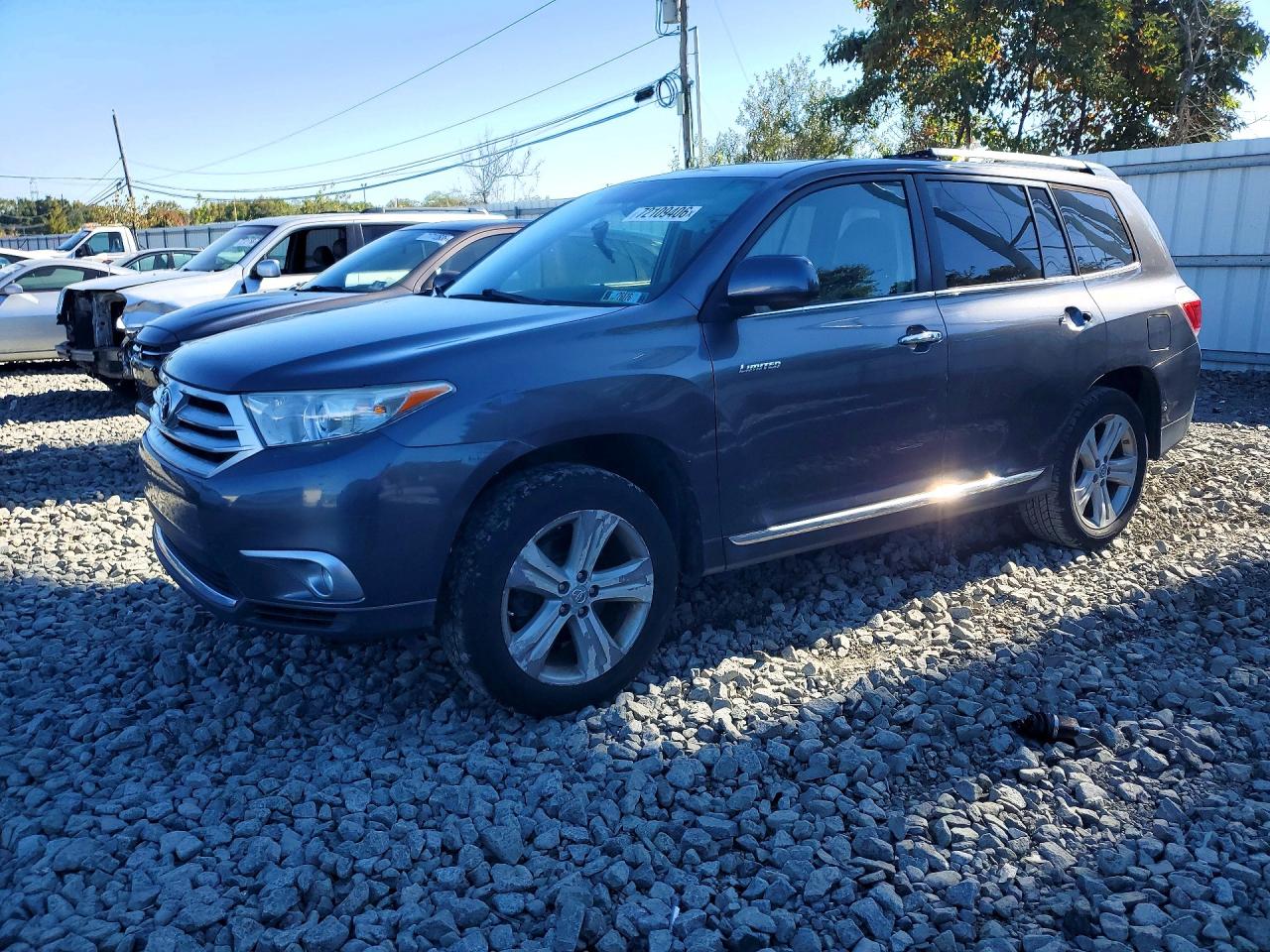 2012 TOYOTA HIGHLANDER LIMITED | 5TDDK3EH2CS101389 | UPCARS