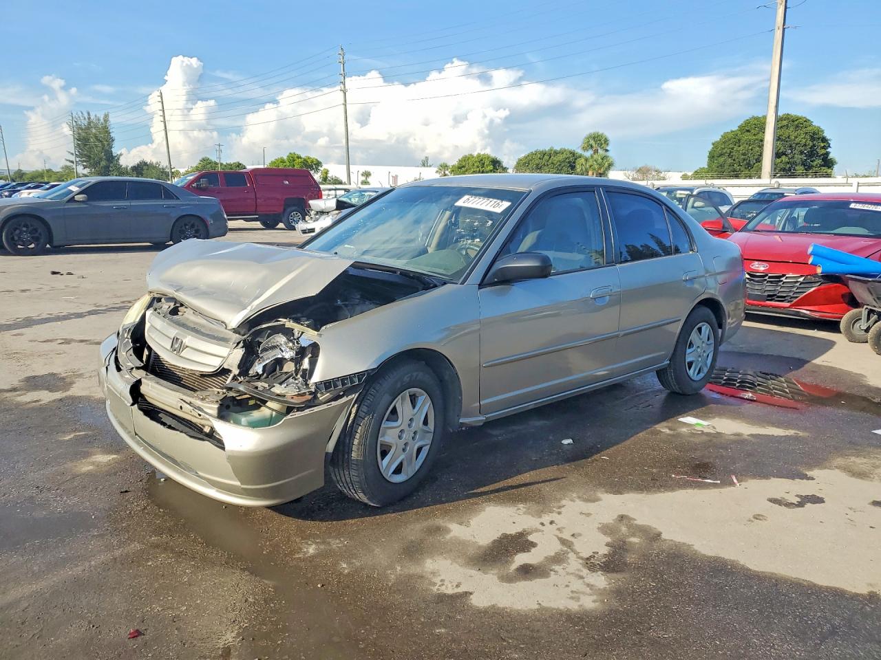 2003 HONDA CIVIC LX | 2HGES16573H591633 | UPCARS
