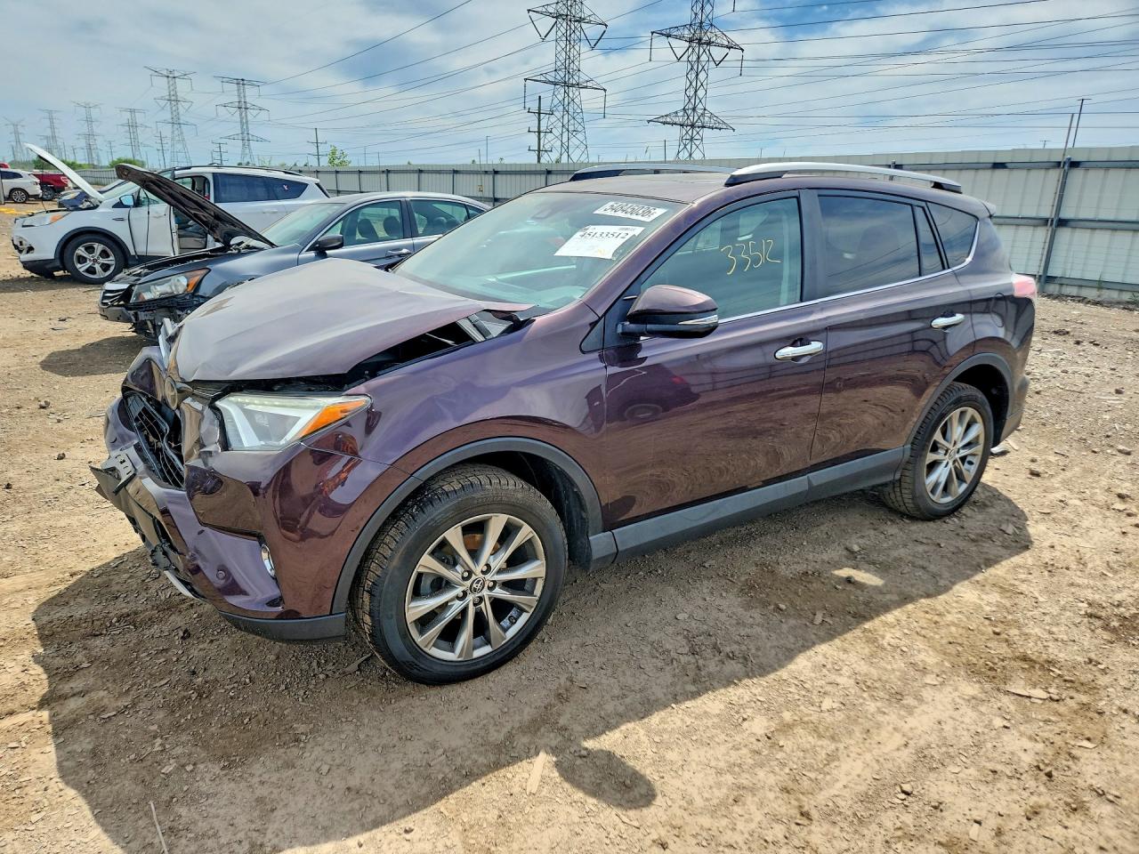 2016 TOYOTA RAV4 LIMITED | 2T3DFREV2GW493436 | UPCARS