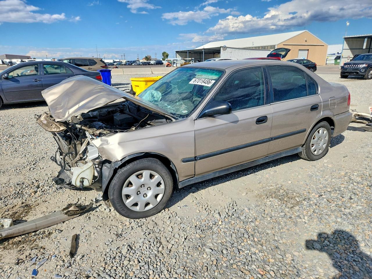 2000 HONDA CIVIC | 1HGEJ6676YL000123 | UPCARS