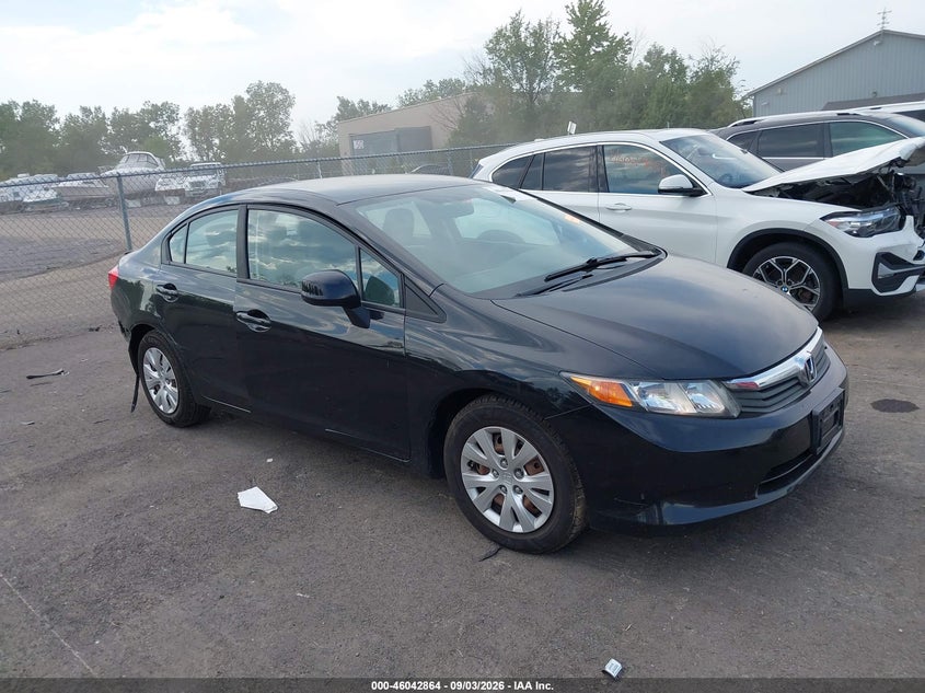 2012 HONDA CIVIC LX | 19XFB2F55CE357754 | UPCARS