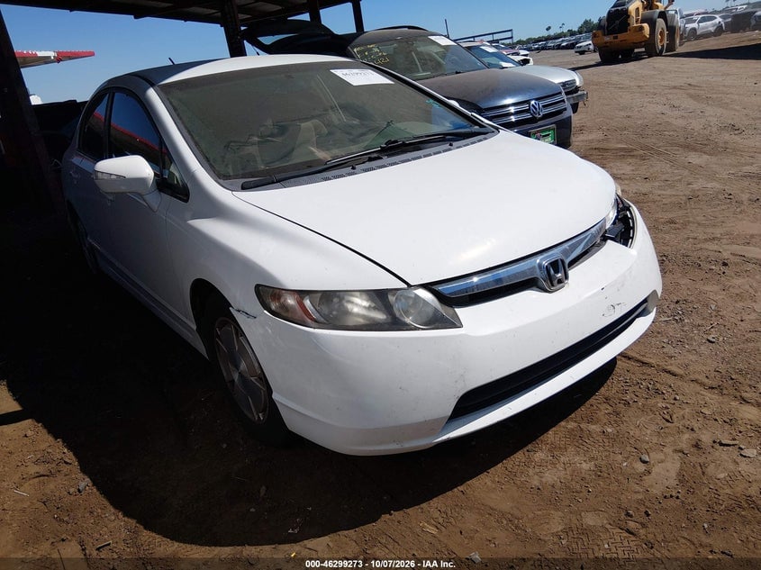 2008 HONDA CIVIC HYBRID | JHMFA36218S015378 | UPCARS
