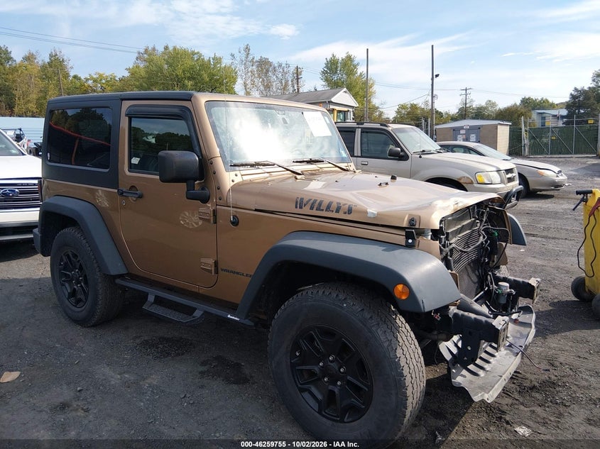 2015 JEEP WRANGLER WILLYS WHEELER | 1C4AJWAG7FL714344 | UPCARS