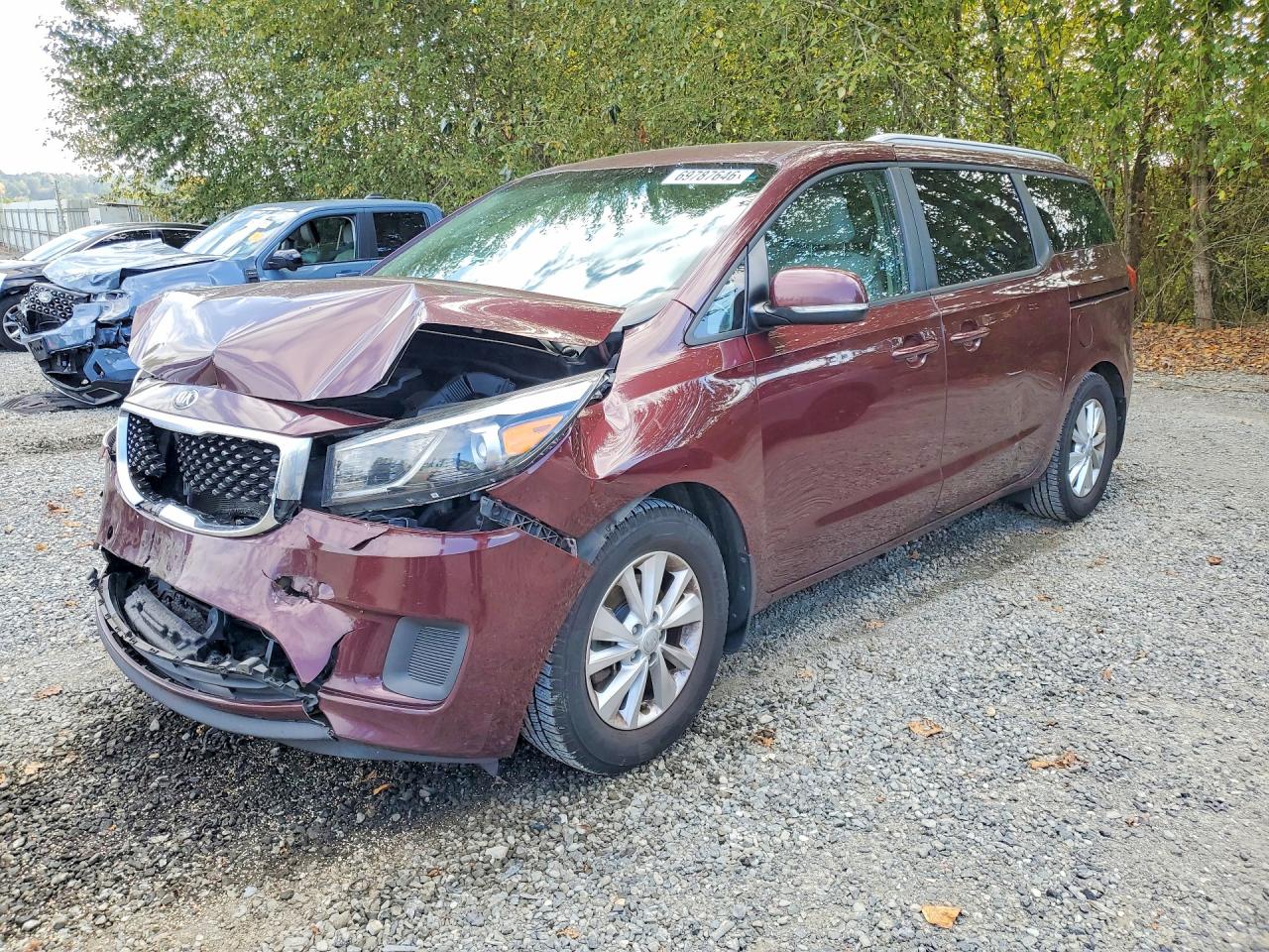 2016 KIA SEDONA LX | KNDMB5C14G6200156 | UPCARS
