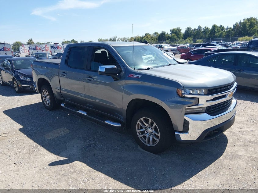 2021 CHEVROLET SILVERADO 1500 4WD  SHORT BED LT | 3GCUYDED6MG152427 | UPCARS