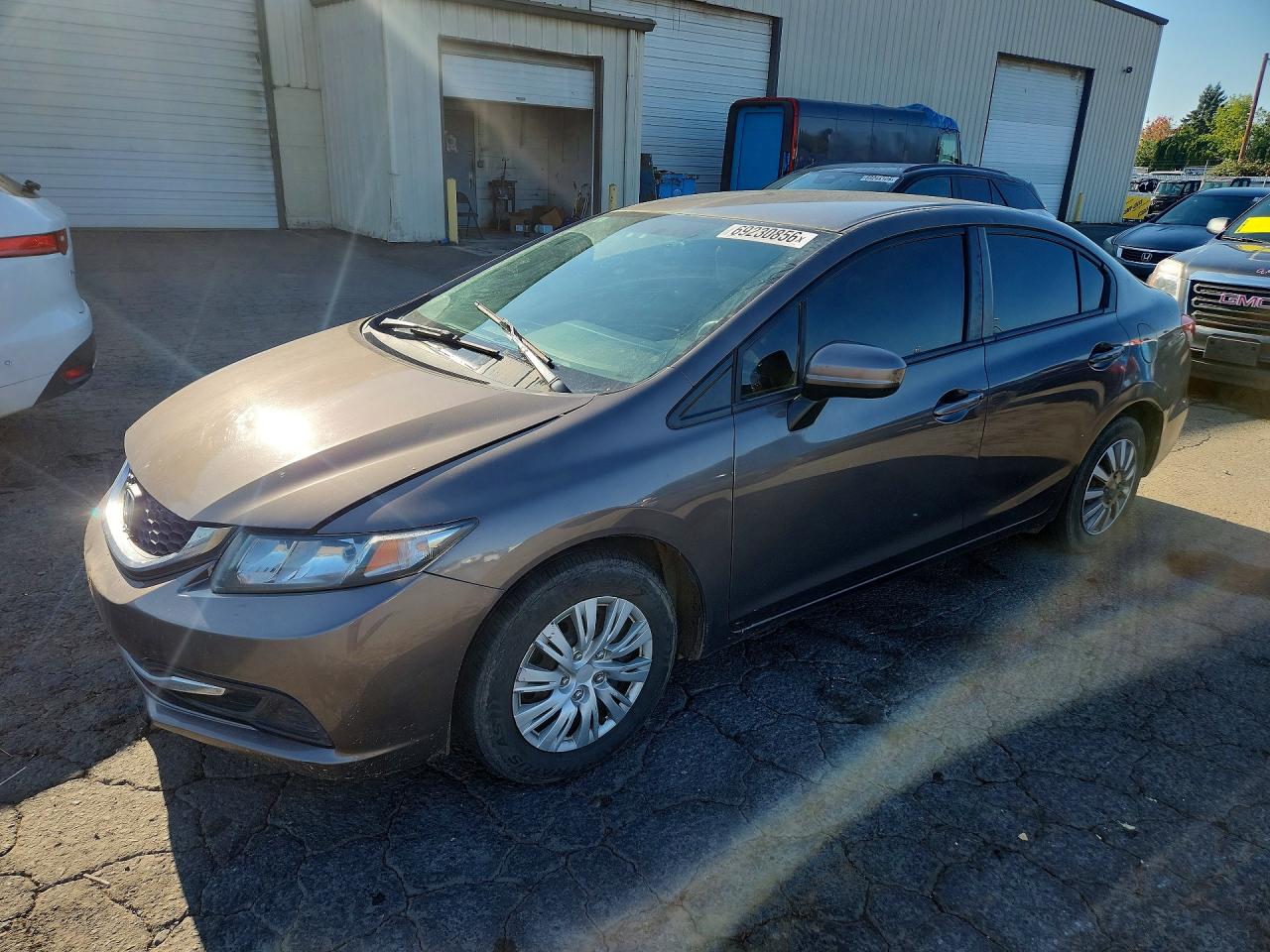 2014 HONDA CIVIC LX | 2HGFB2F53EH507384 | UPCARS