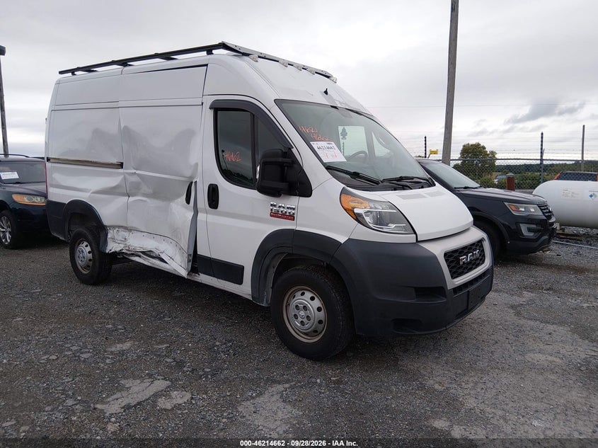 2020 RAM PROMASTER 1500 HIGH ROOF 136 WB | 3C6TRVBGXLE121504 | UPCARS