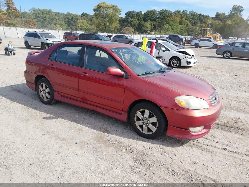 2003 TOYOTA COROLLA S | 2T1BR38E43C165477 | UPCARS