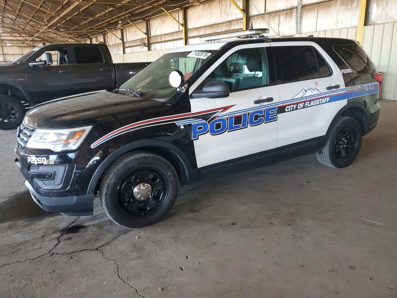 2018 FORD EXPLORER POLICE INTERCEPTOR | 1FM5K8AR4JGA83979 | UPCARS