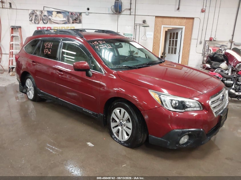 2016 SUBARU OUTBACK 2.5I PREMIUM | 4S4BSACC2G3325106 | UPCARS