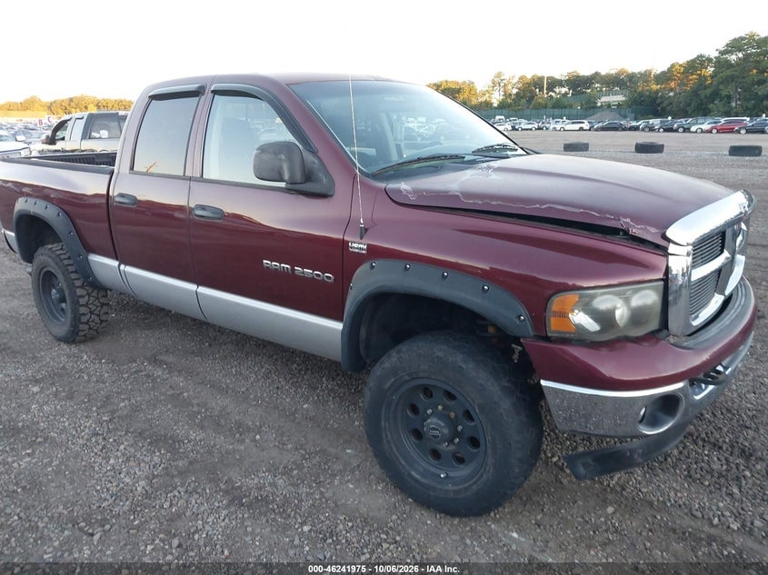 2003 DODGE RAM 2500 SLT/LARAMIE/ST | 3D7KU28D83G809798 | UPCARS