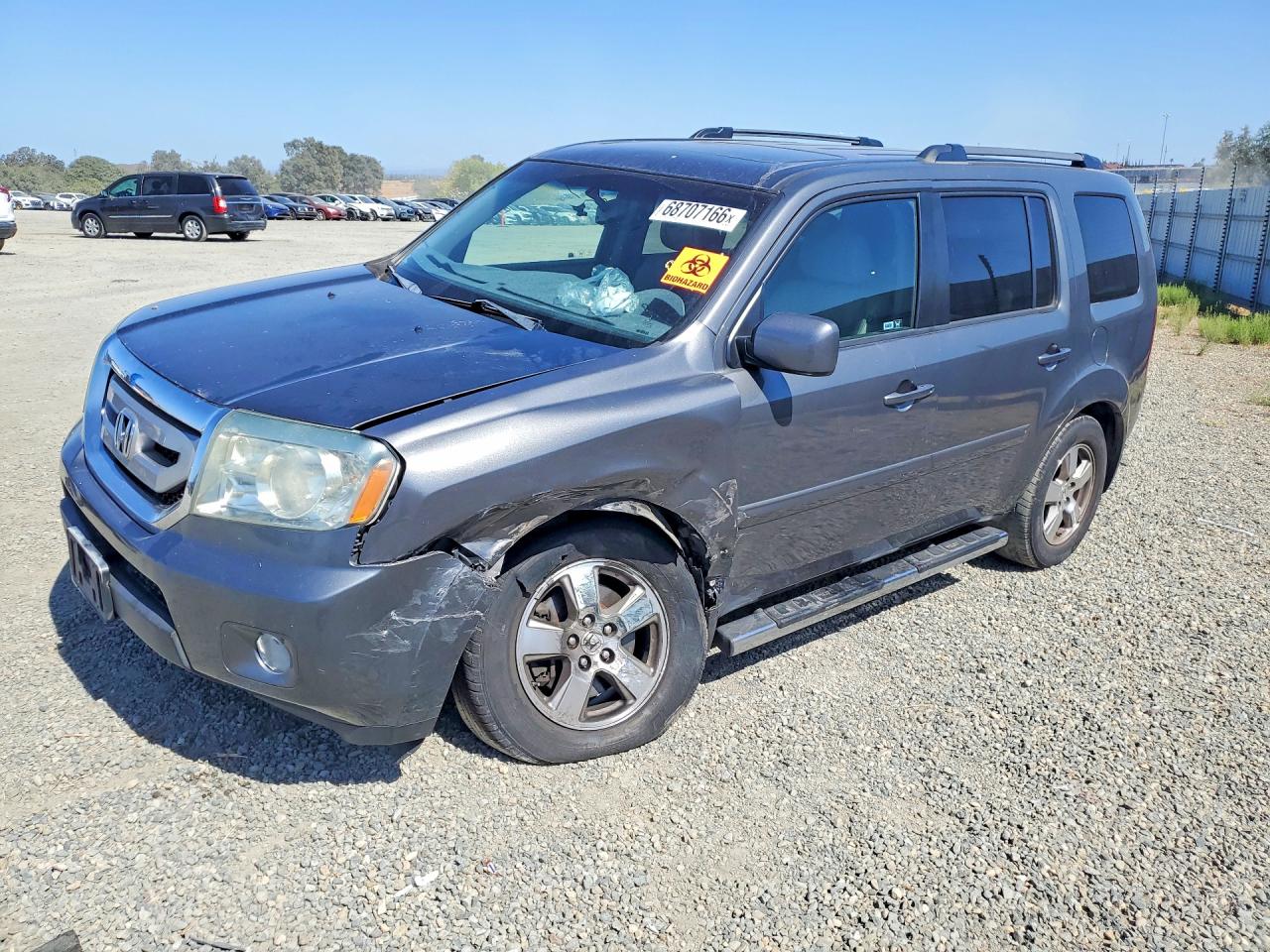 2011 HONDA PILOT EXL | 5FNYF4H58BB034006 | UPCARS