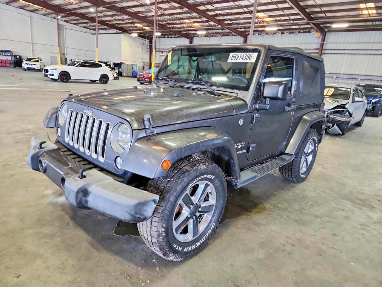 2016 JEEP WRANGLER SAHARA | 1C4AJWBG0GL167580 | UPCARS
