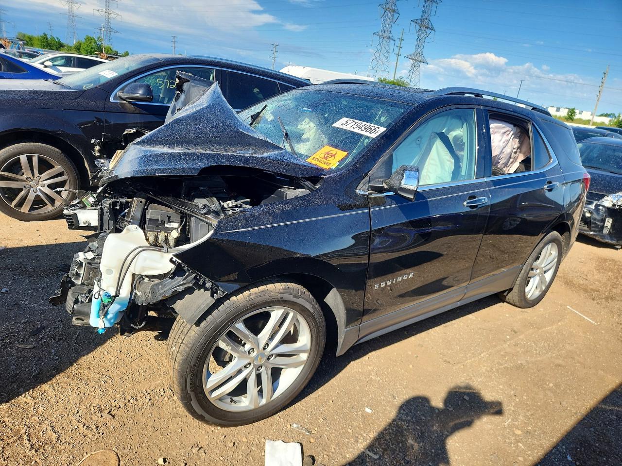 2018 CHEVROLET EQUINOX PREMIER | 2GNAXMEV7J6343559 | UPCARS