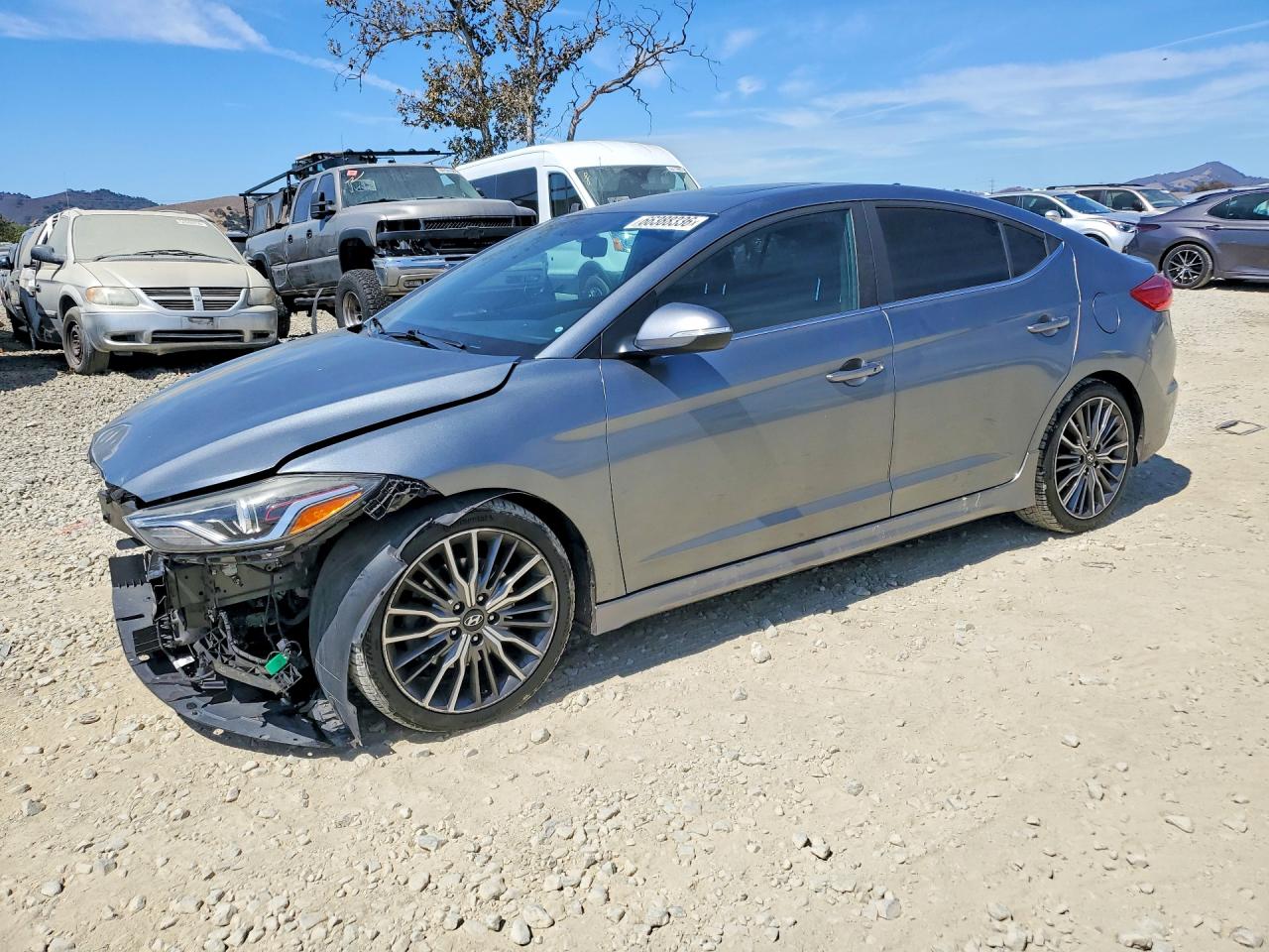 2018 HYUNDAI ELANTRA SPORT | KMHD04LB2JU507557 | UPCARS