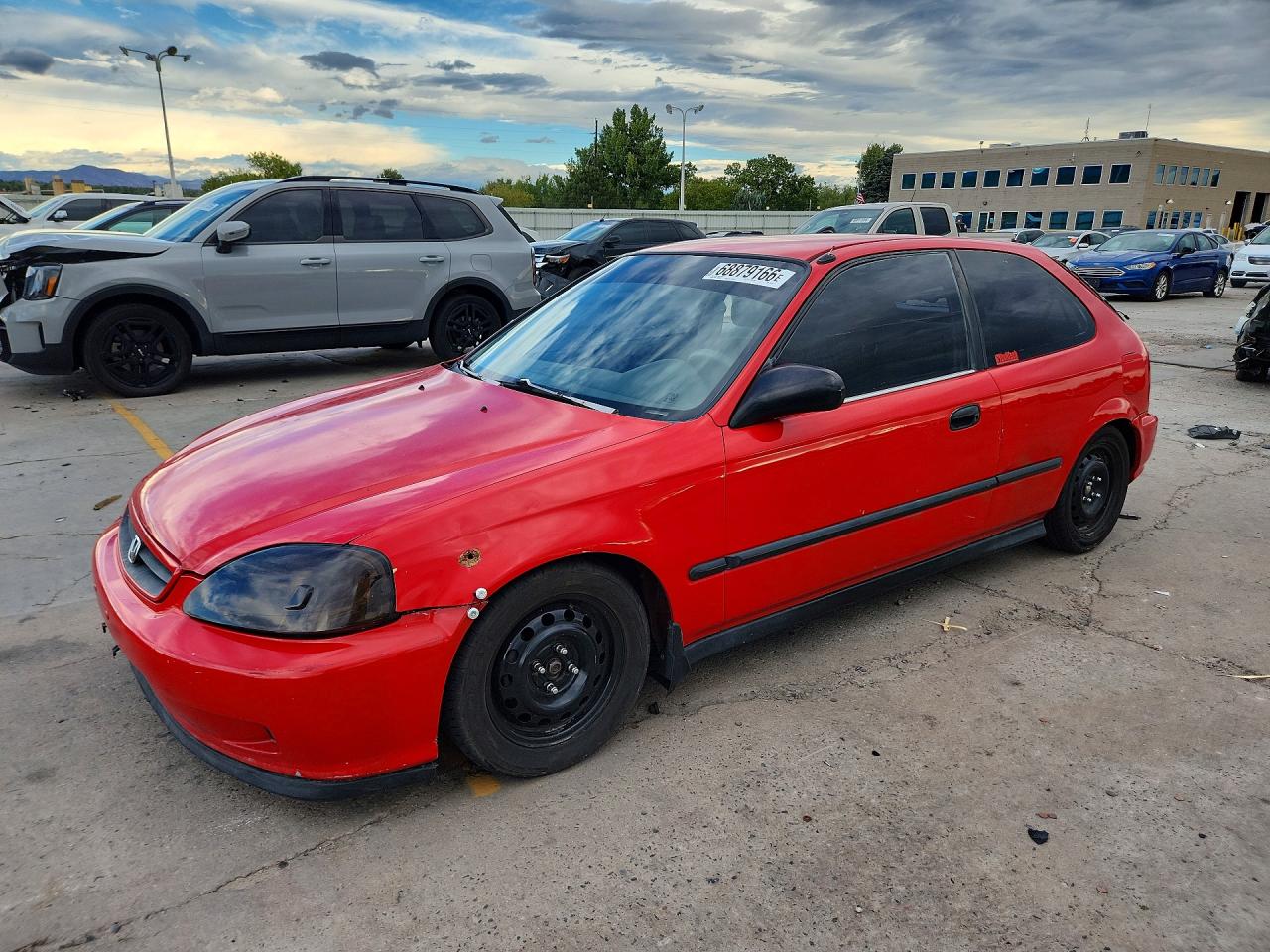 2000 HONDA CIVI CX | 2HGEJ6325YH111154 | UPCARS