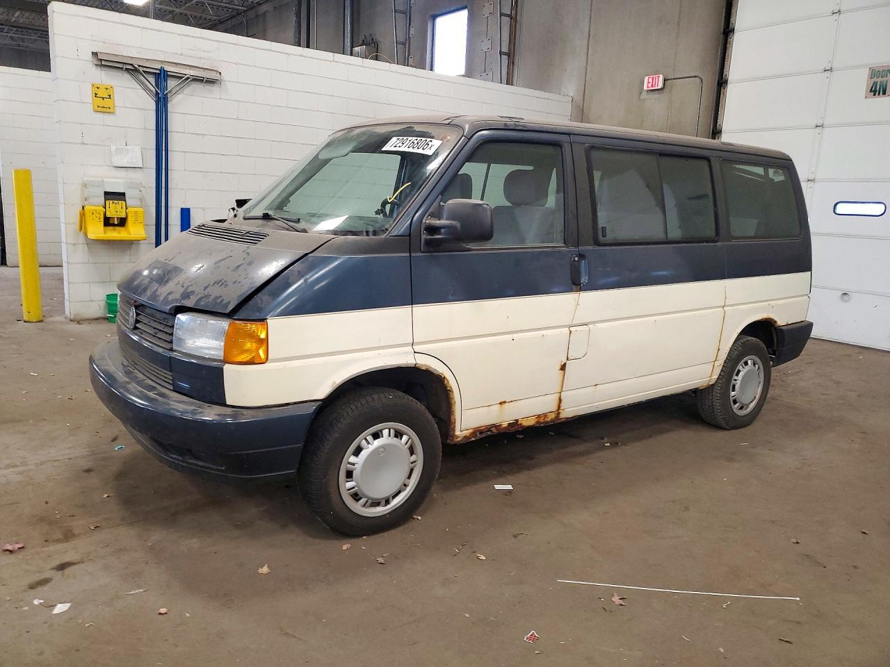 1993 VOLKSWAGEN EUROVAN MV | WV2MC0707PH074155 | UPCARS